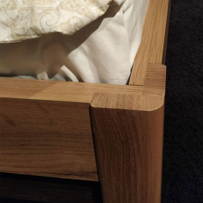 Афина Мод.А3а  Крафт Кровать без ортопед. основания (спальное место 90х200 см)